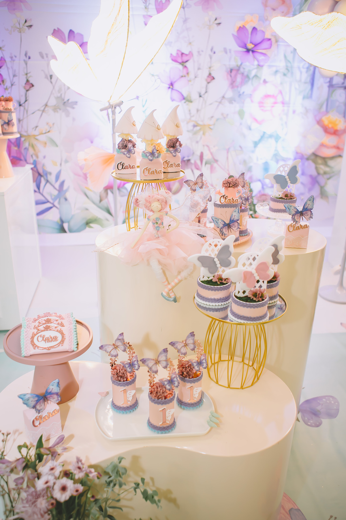 decoração jardim das fadas