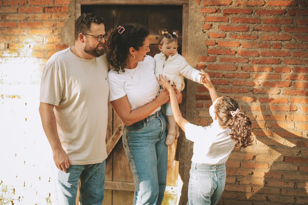ensaio fotográfico de família