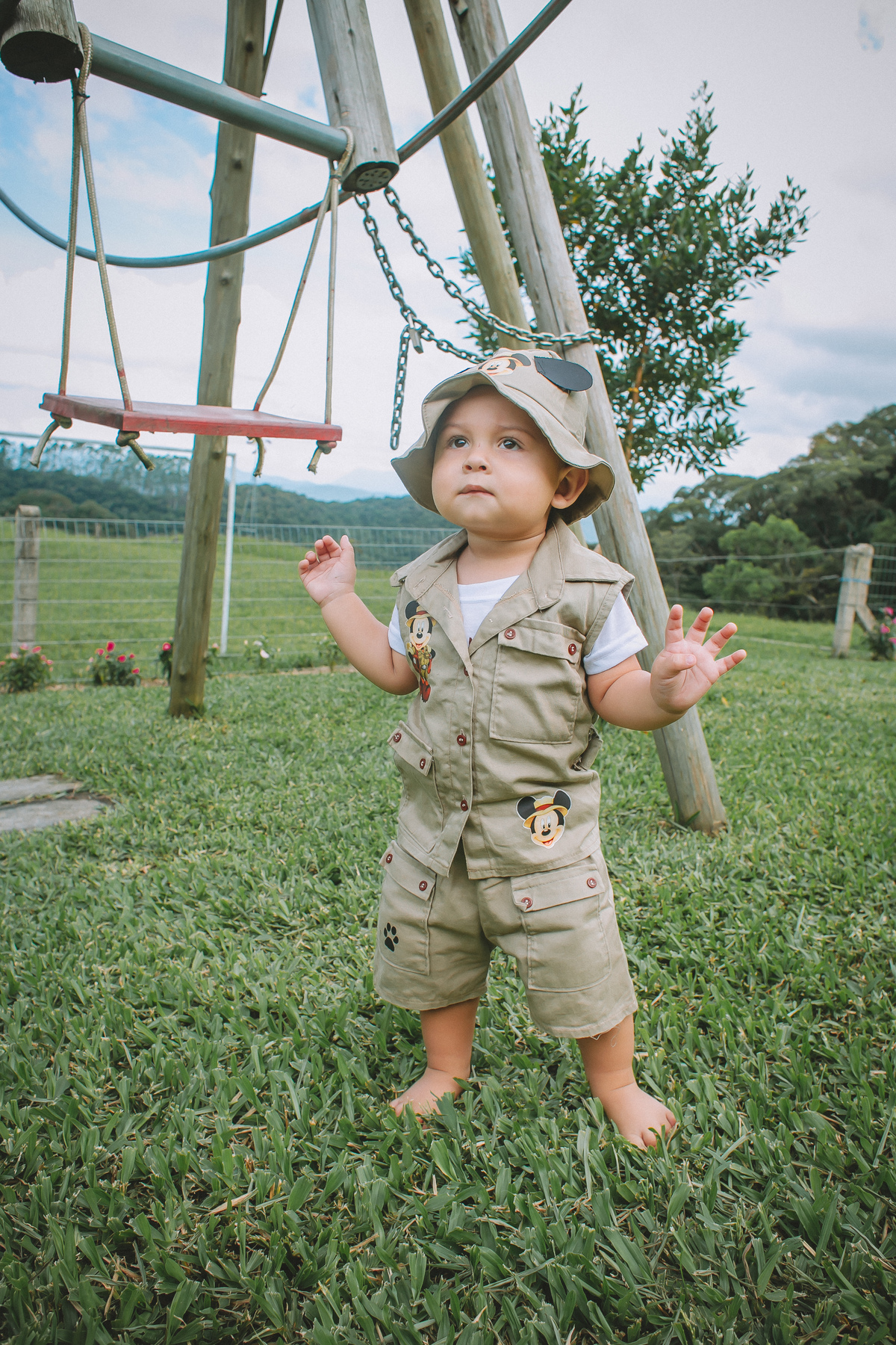 Roupa Safari do Mickey