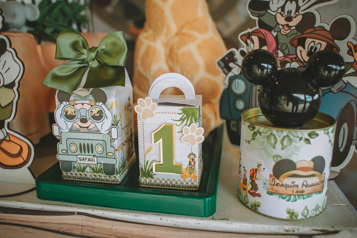 personalizado tema safari do mickey