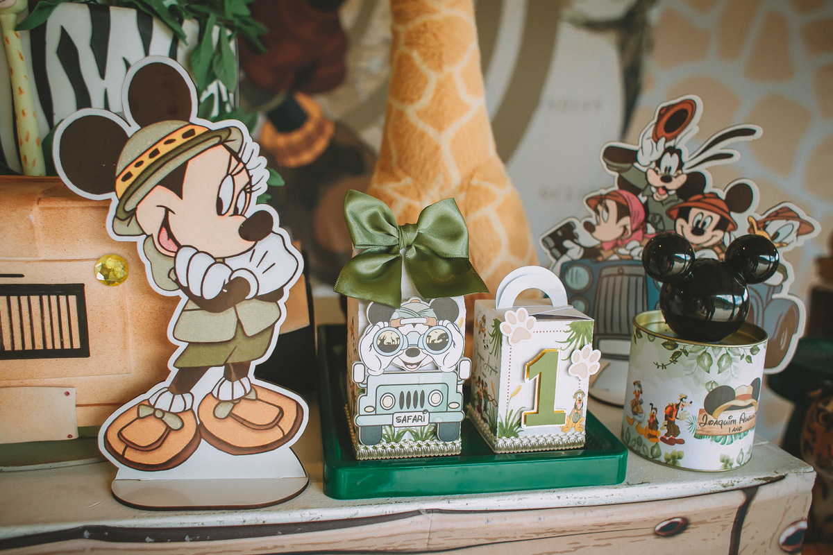 personalizado tema safari do mickey