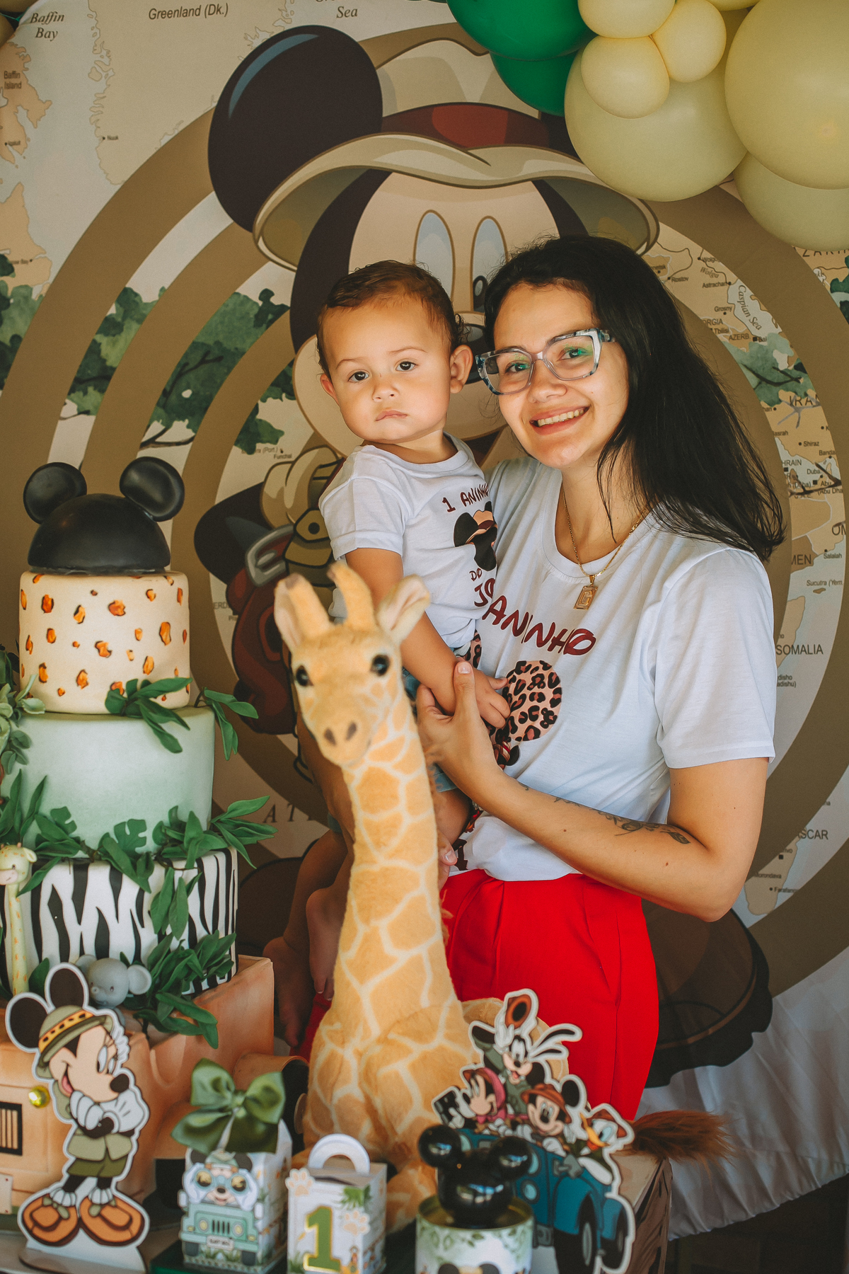 personalizado tema safari do mickey