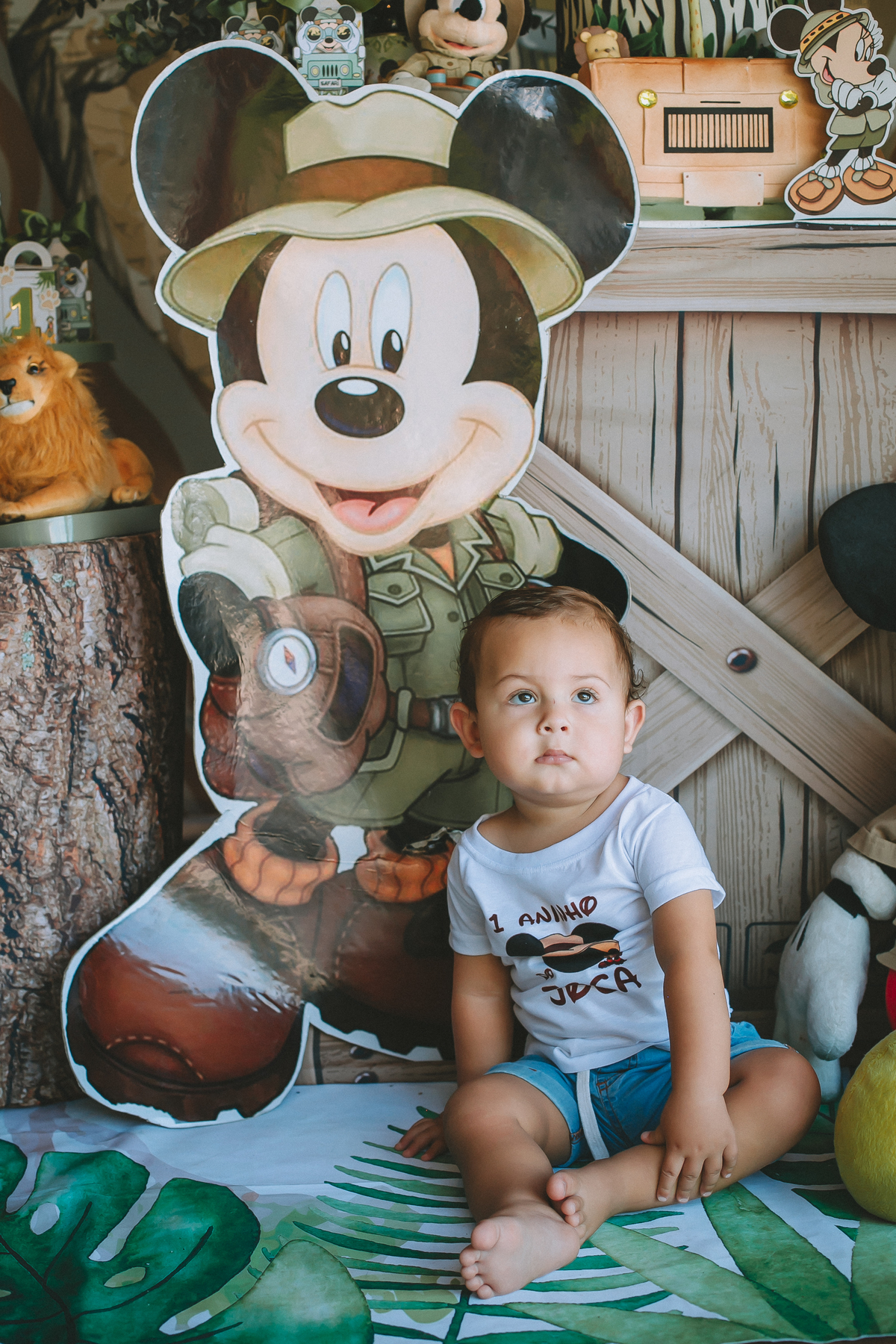 personalizado tema safari do mickey