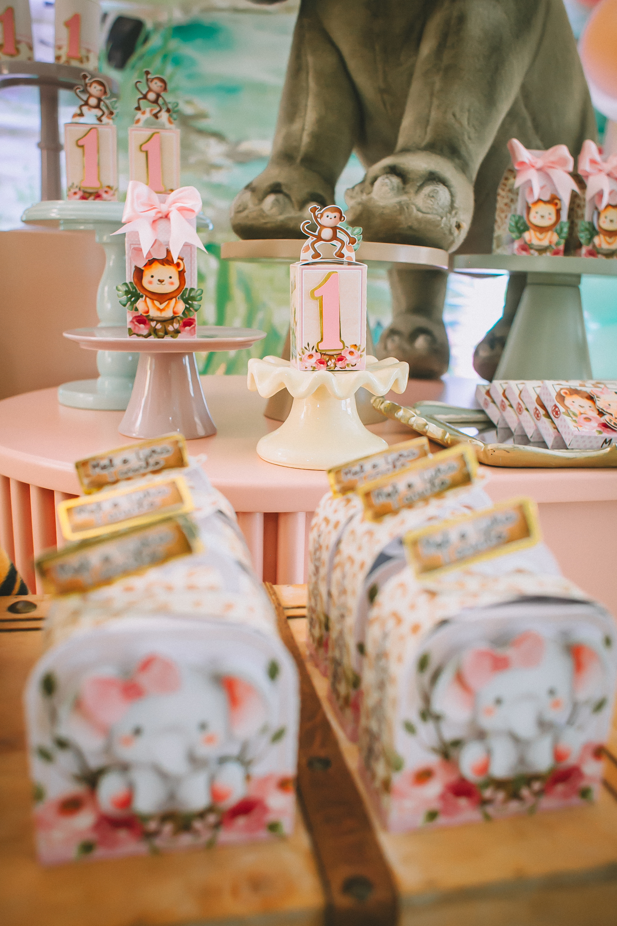 decoração safari menina