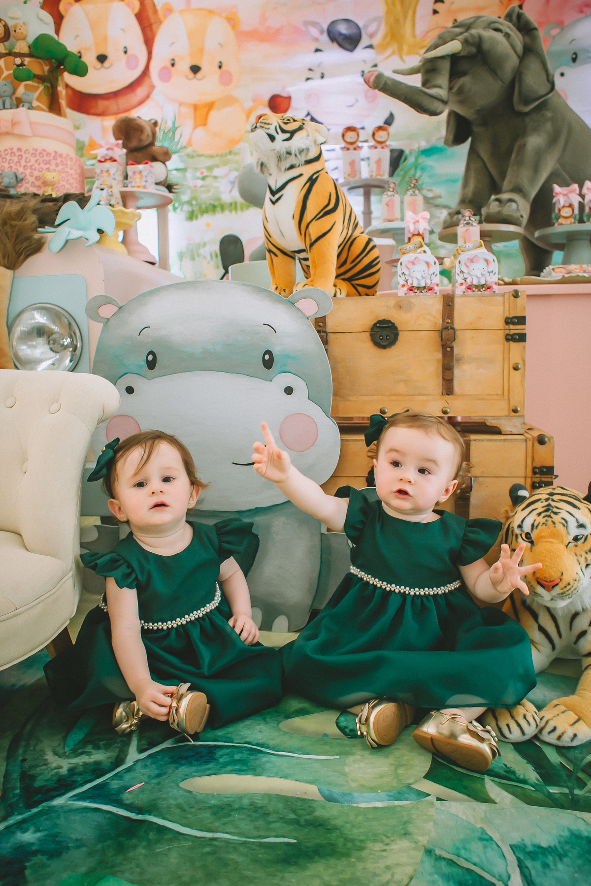 aniversário de gêmeas