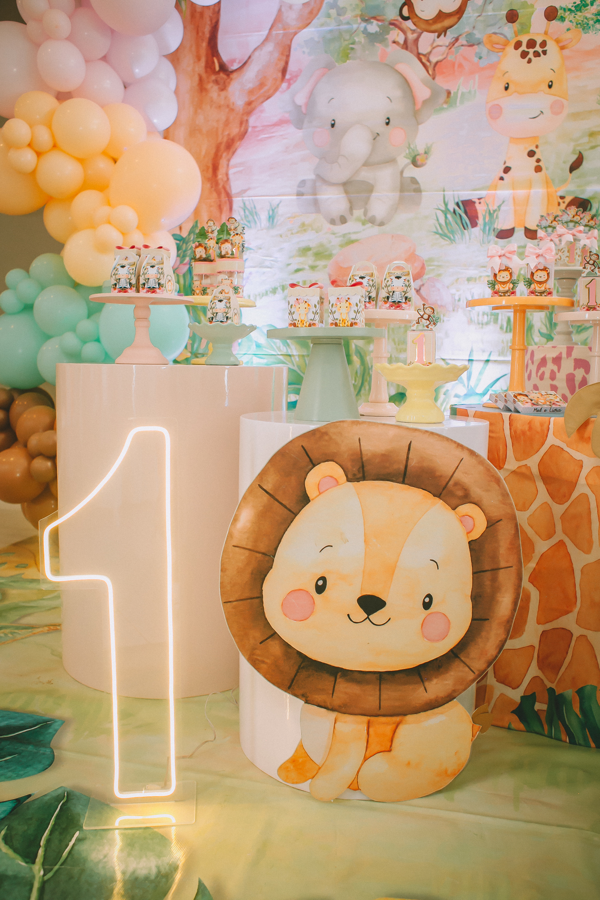 decoração safari menina