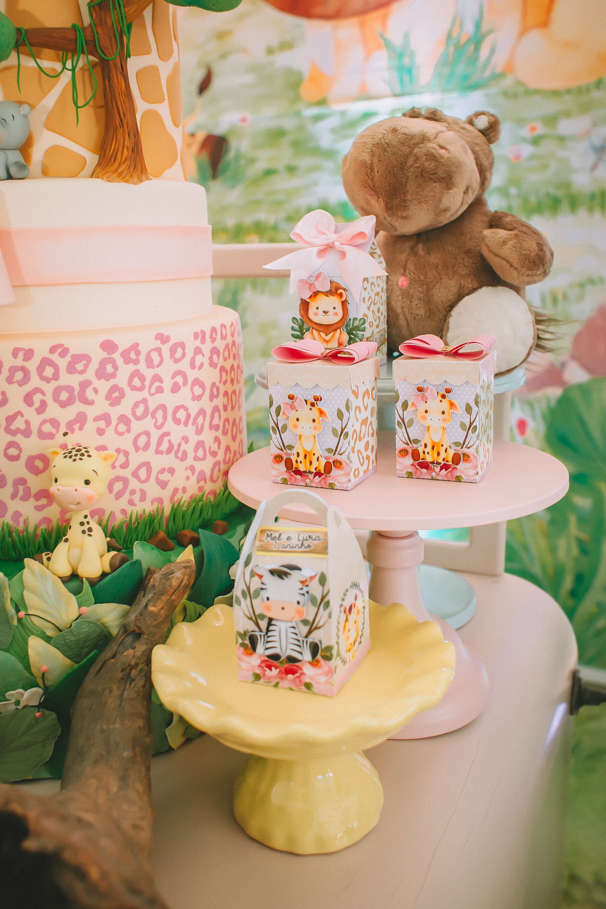 decoração safari menina