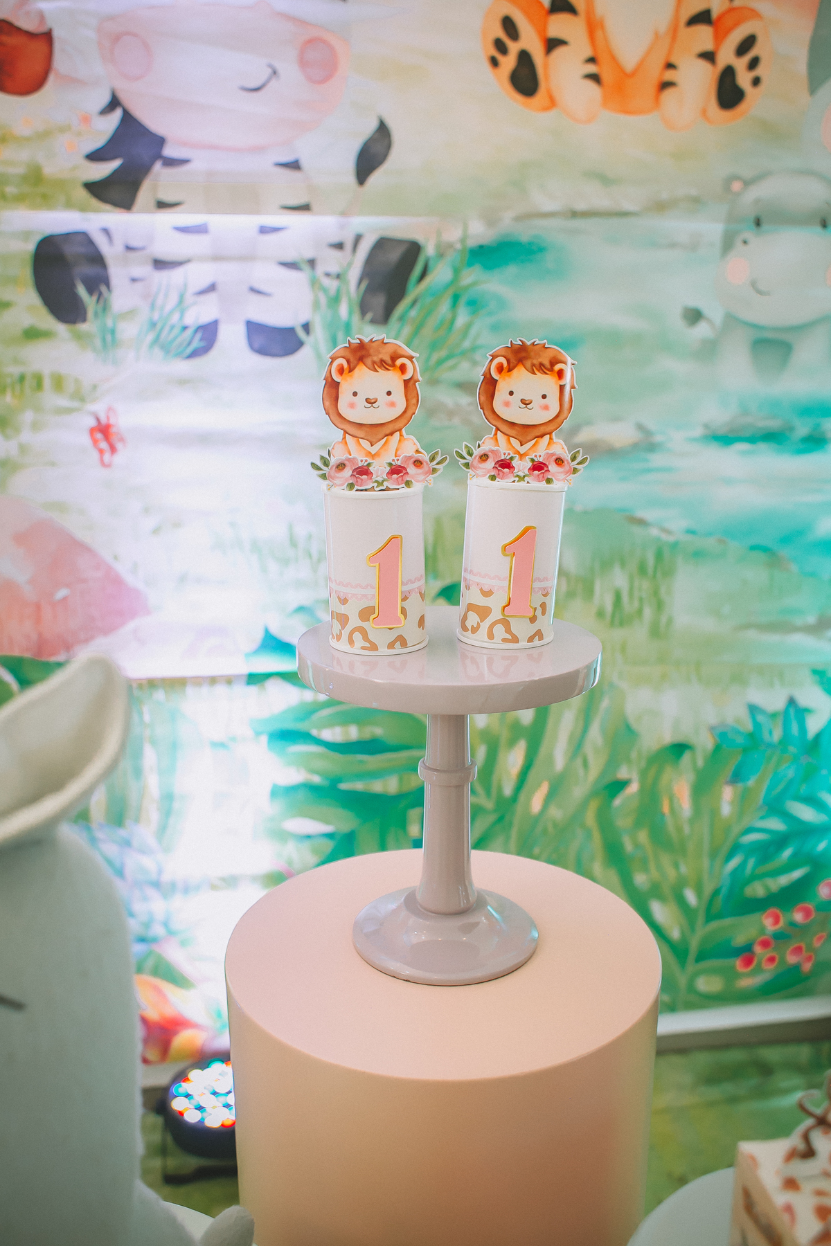 decoração safari menina