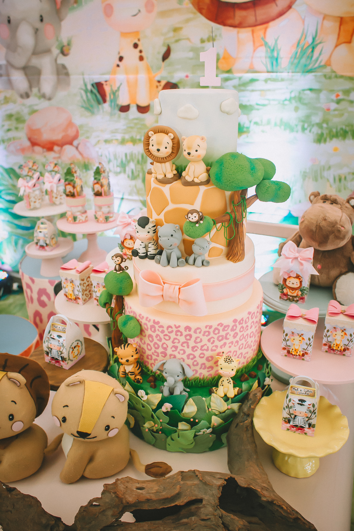 decoração safari menina