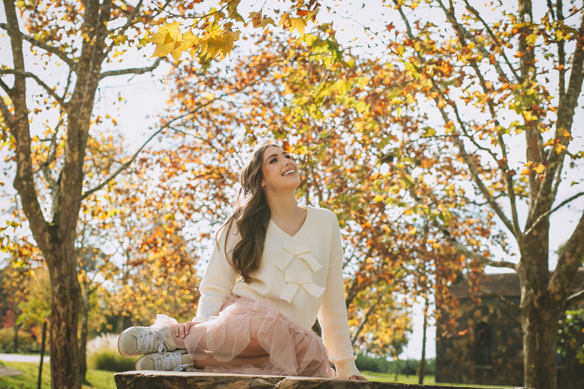 Sessão fotográfica pré 15 anos