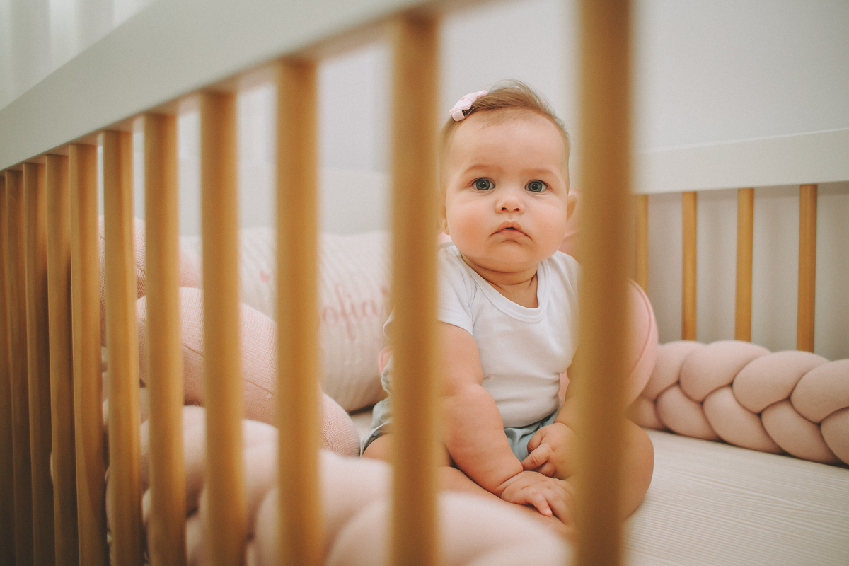 fotografia de bebê em casa