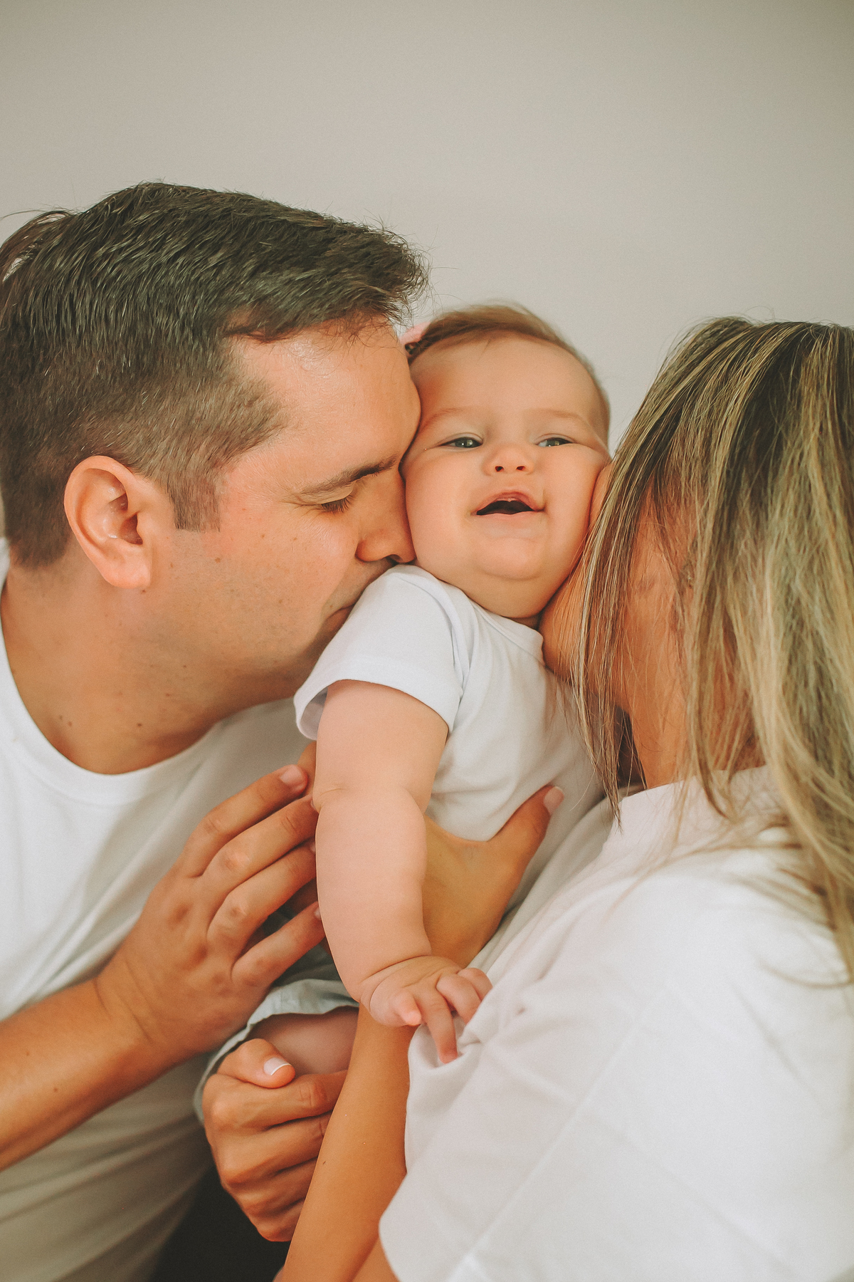 ensaio fotográfico de família em casa