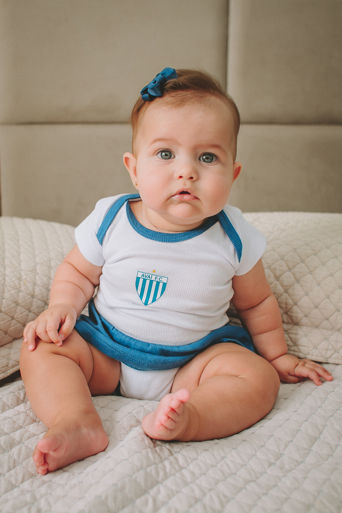 Sofia ensaio 6 meses em casa