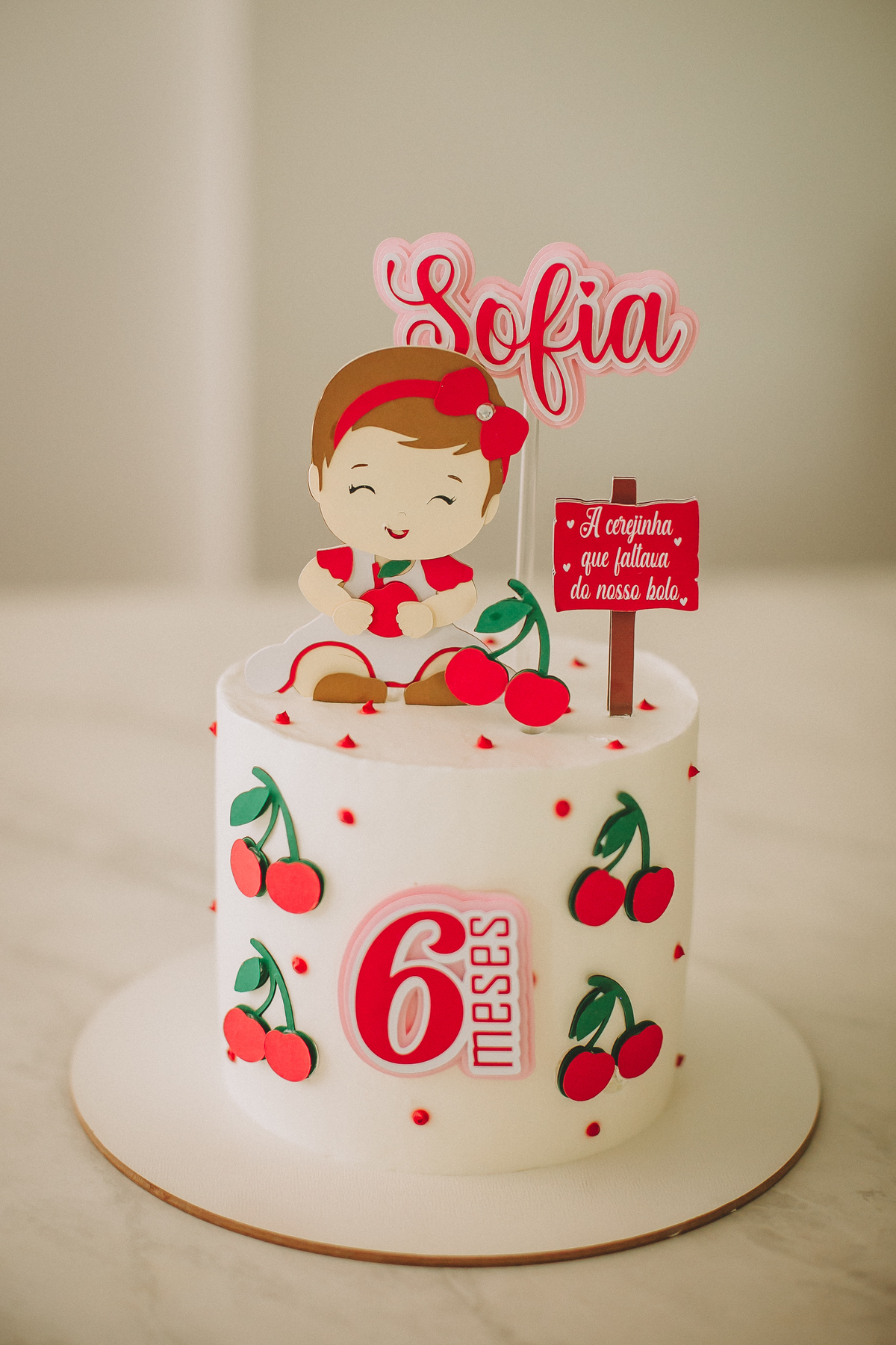 mêsversário da Sofia 6 meses