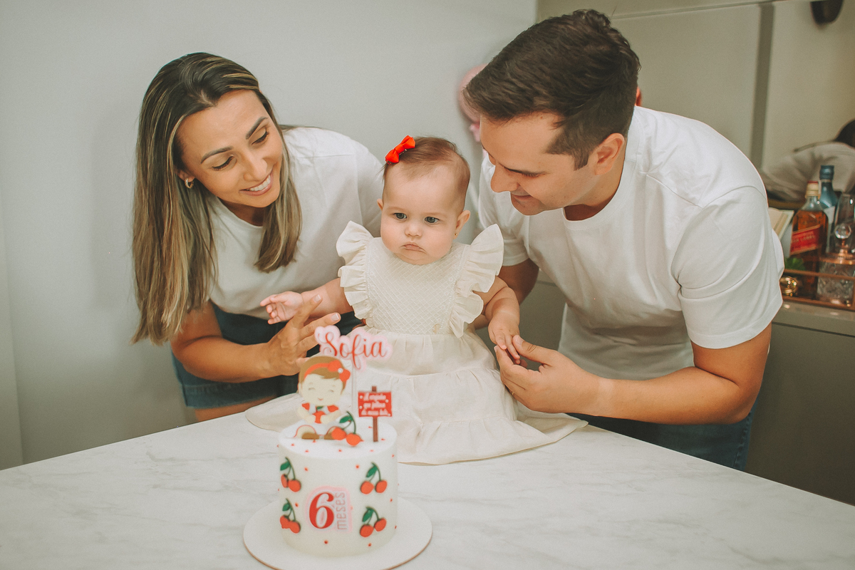 mêsversário da Sofia 6 meses