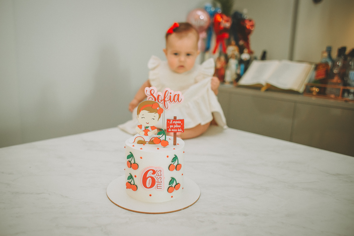 mêsversário da Sofia 6 meses