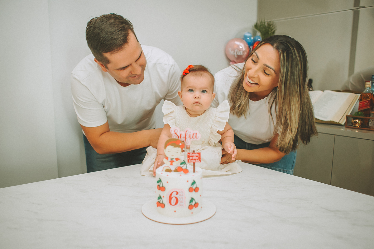 mêsversário da Sofia 6 meses