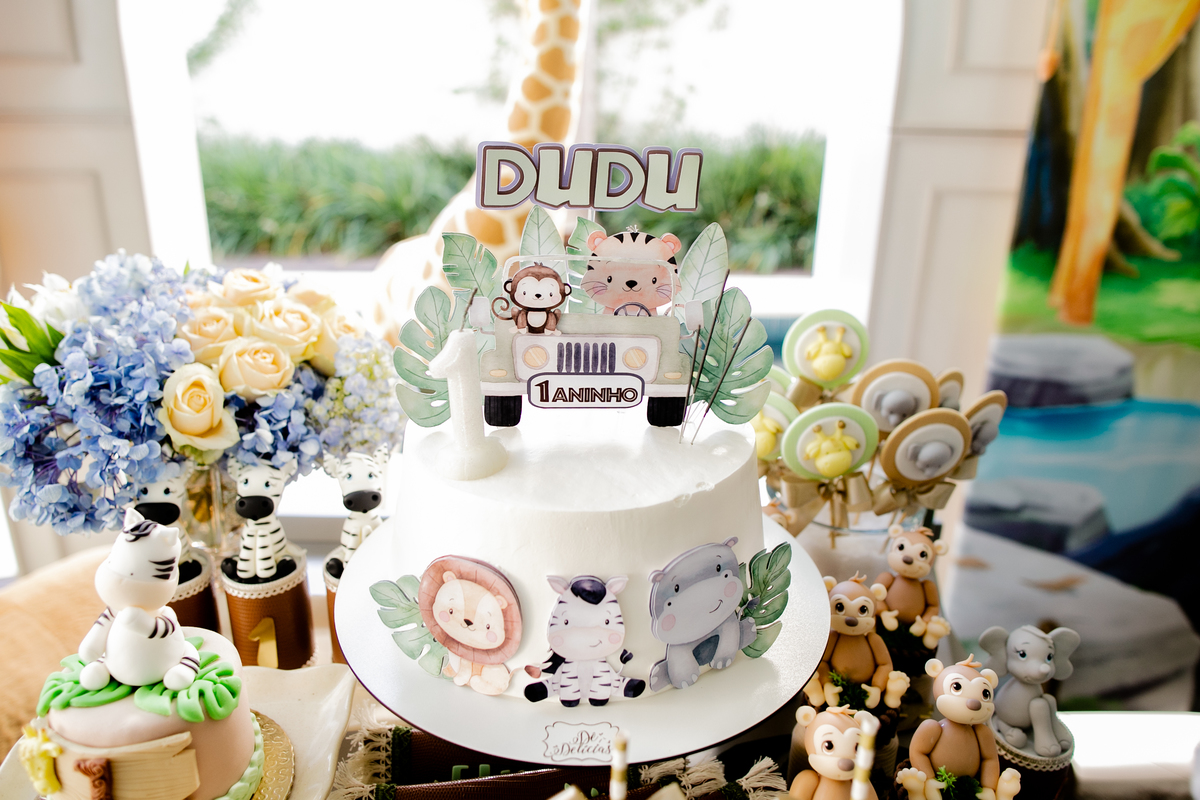 decoração tema safari