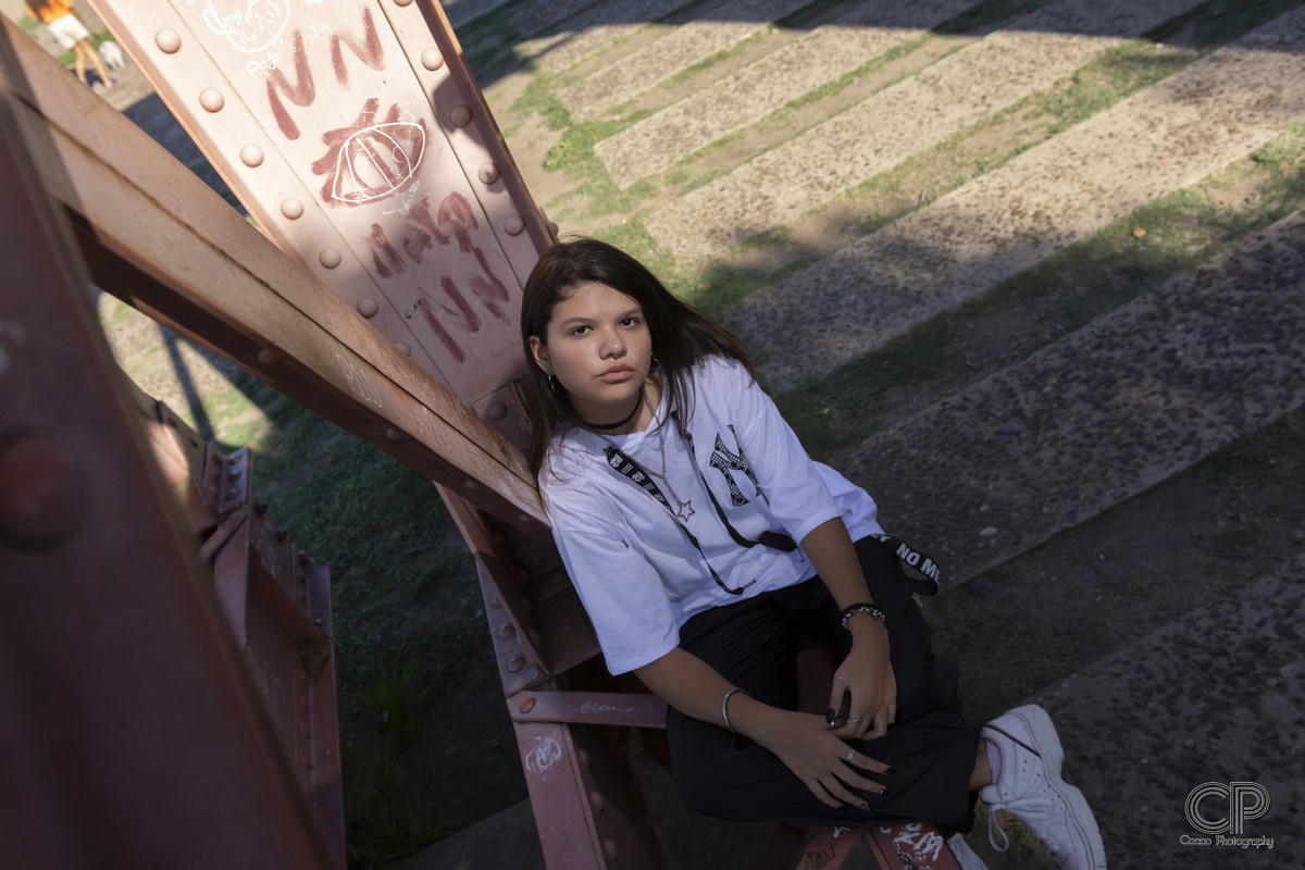 sesión de fotos de mis 15 años en parque españa diferentes y divertidas con grafitis 