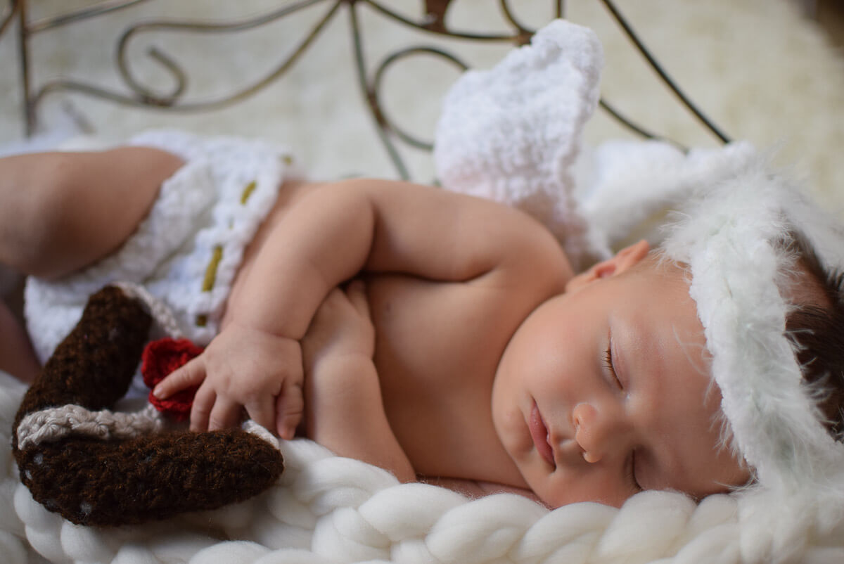 Dormindo feito um anjo