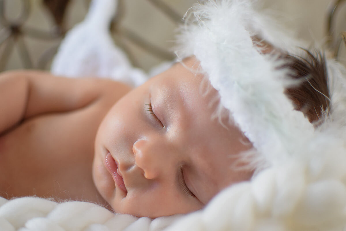 Não é pareço um anjinho quando estou dormindo