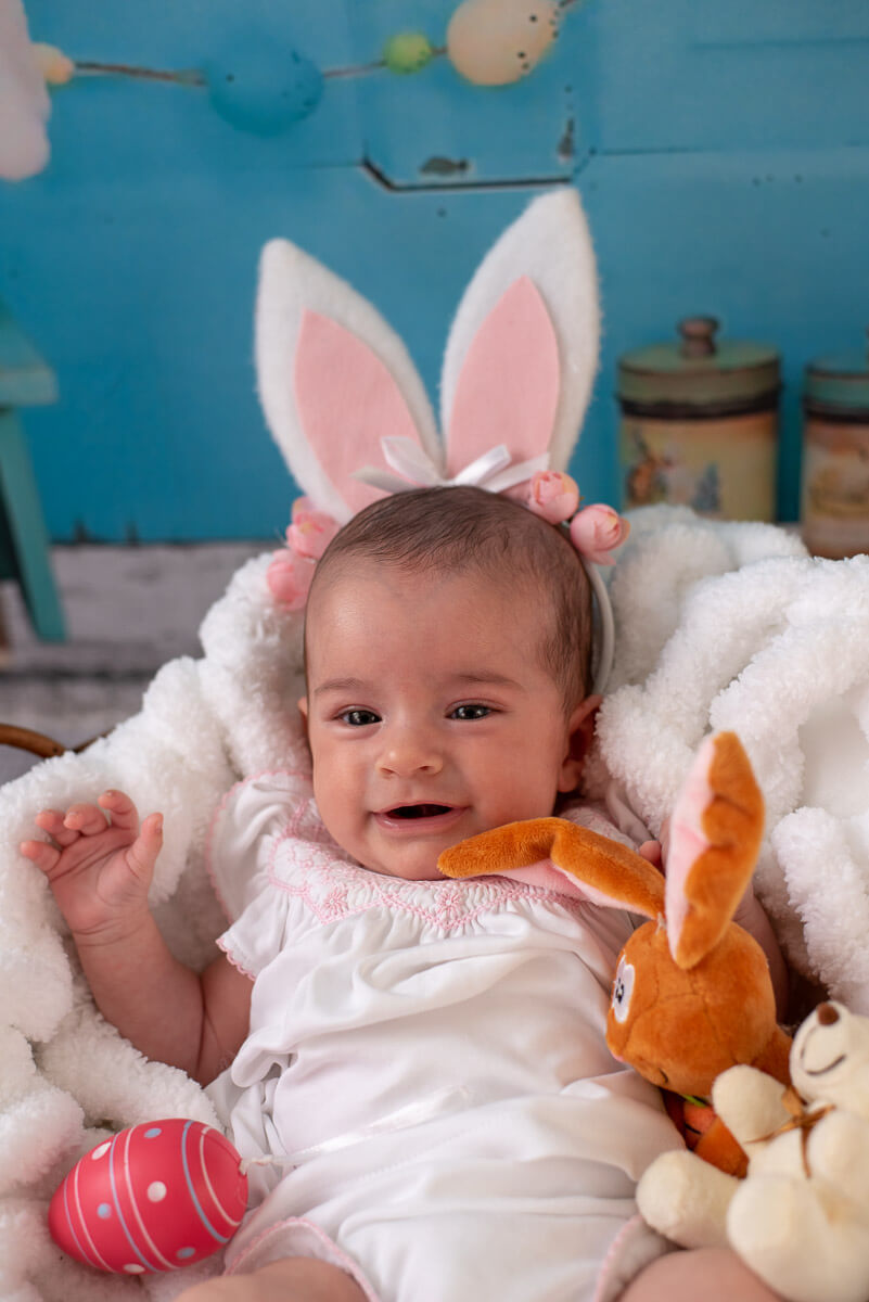 Muita alegria desta coelhinha