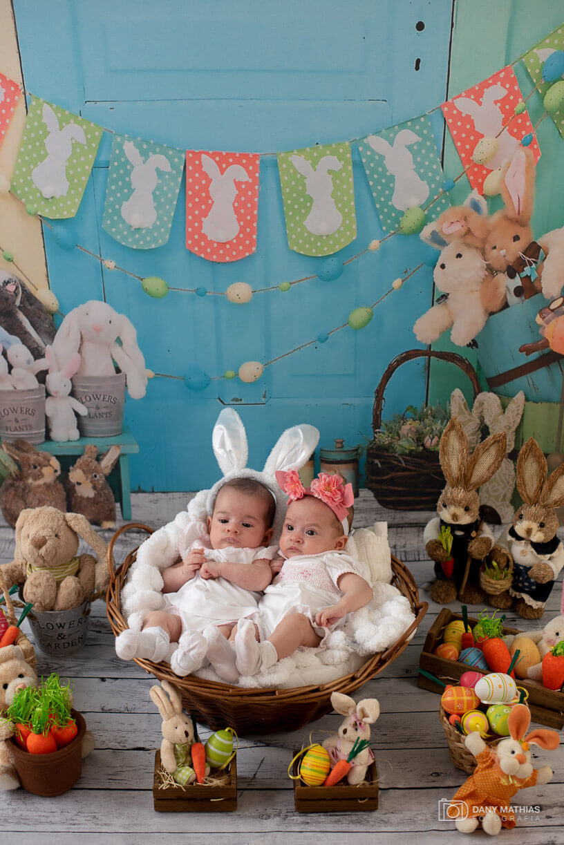 Ensaio newborn de páscoa