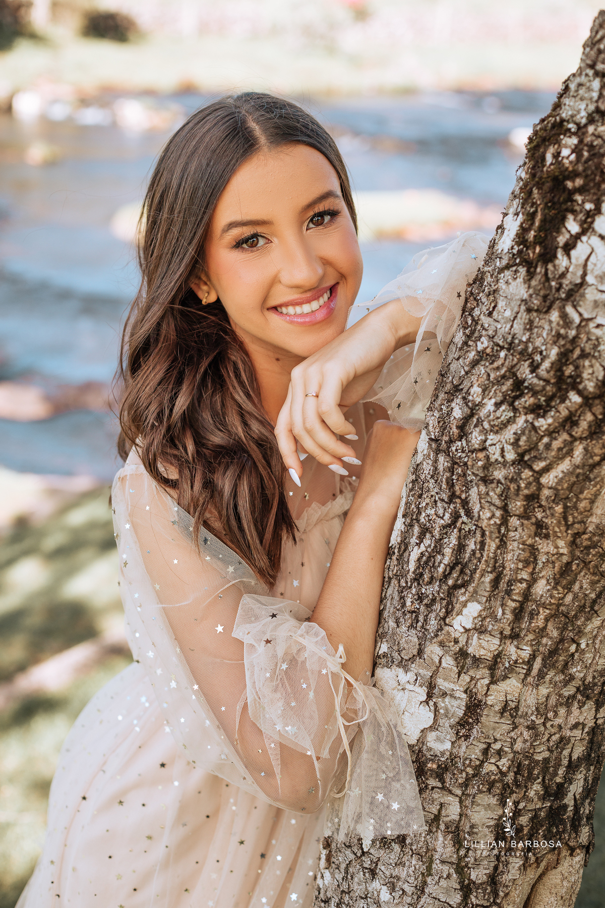 ensaio-de-quinze-anos-Serra-do-rio-do-rastro-vestido azu-e-cavalo-na-estrada--fotografa-de-lauro-muller-santa-catarina