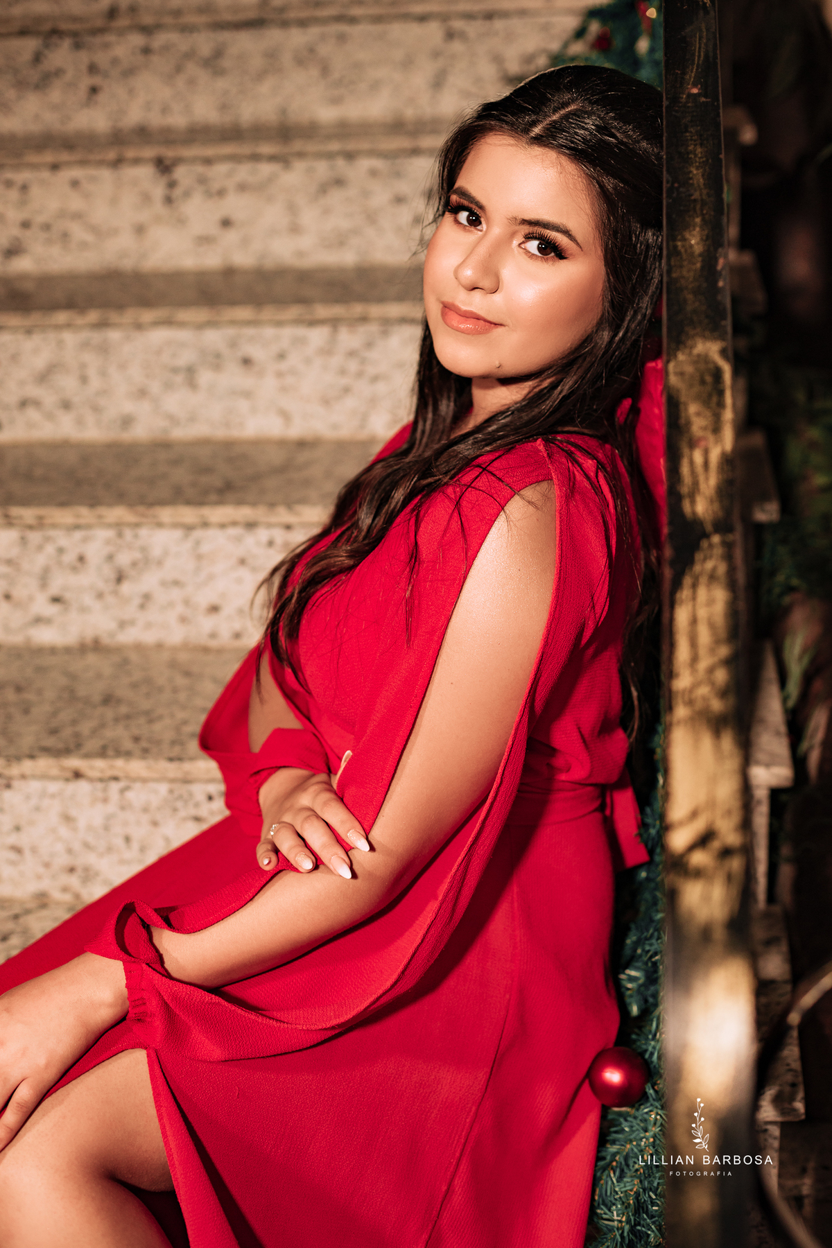 ensaio-de-quinze-anos-castelo-vestido-vermelho-Azul-bege-com-girrasoi-fotografa-de-lauro-muller-santa-catarina