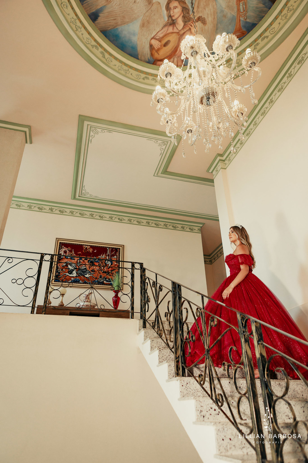 ensaio-de-quinze-anos-castelo-beldevere-vestido-rosa-vermelho-preto-brilho-fotografa-de-lauro-muller- fotografa-fotografa-de-treze-de-maio