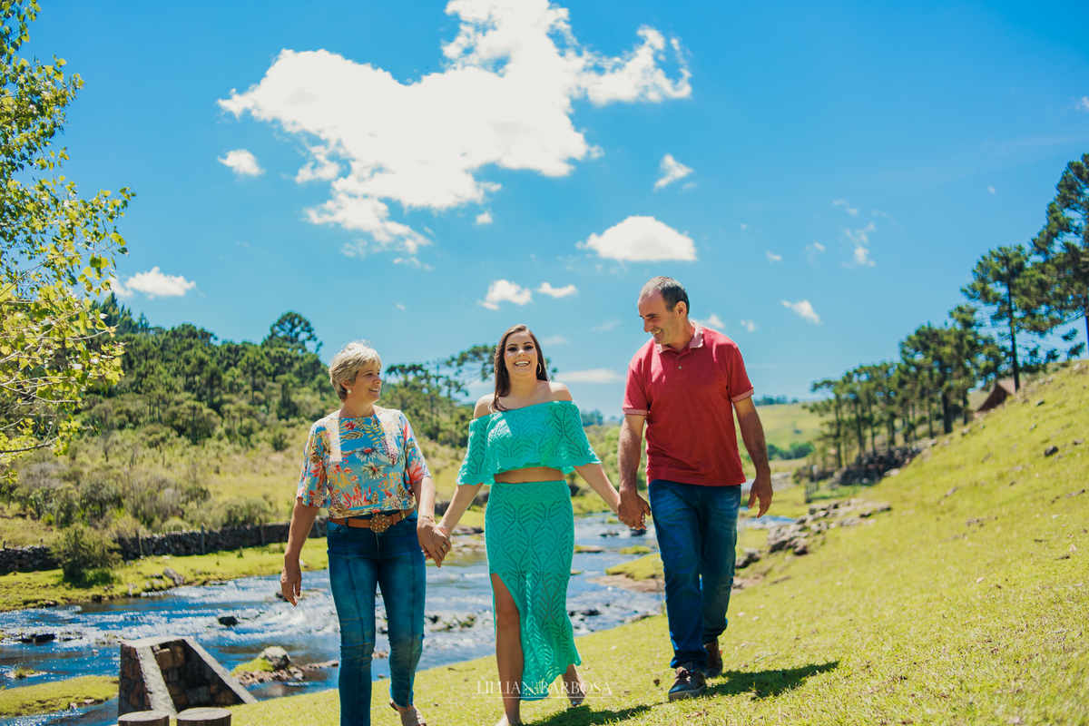 ensaio externo de quinze anos serra do rio do rastro santa catarina familia
