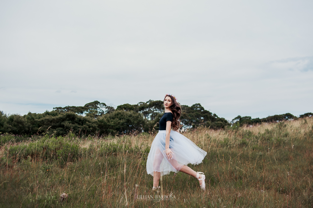 Ensaio de quinze anos na serra do rio do rastro bailarina