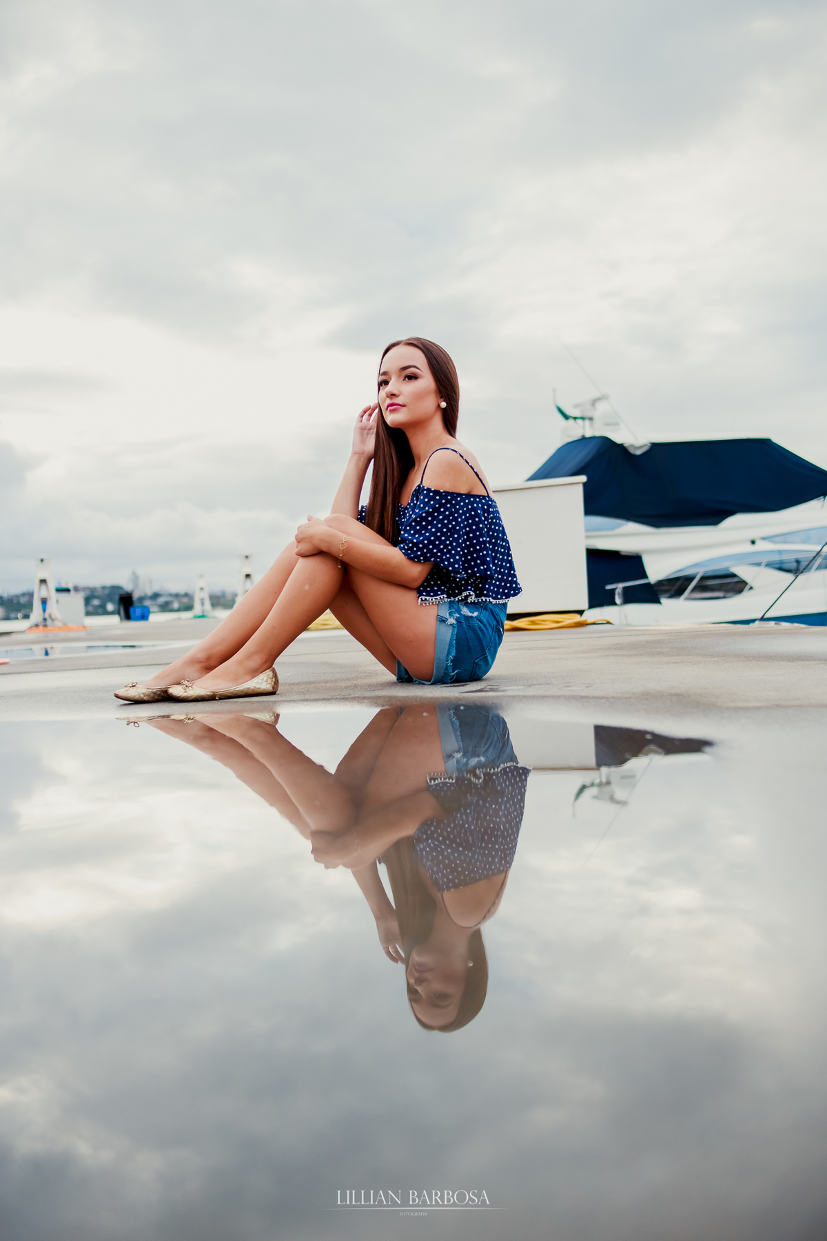 ensaio externo de 15 anos na ilha de florianopolis fifteens da lillian barbosa fotografia  iate clube