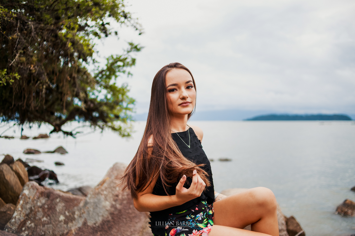 ensaio externo de 15 anos na ilha de florianopolis fifteens da lillian barbosa fotografia praia