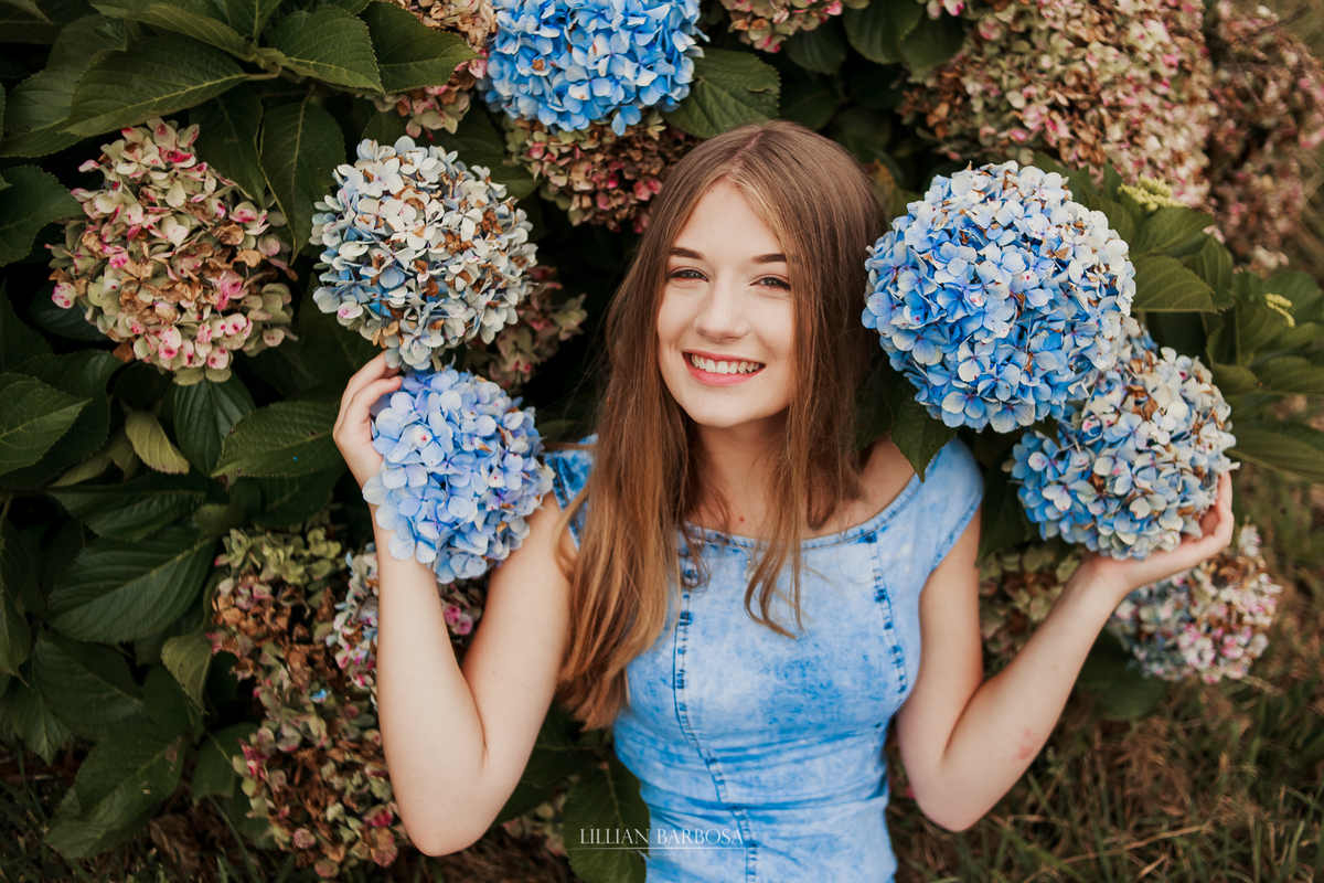 Ensaio externo de 15 anos na serra do rio do rastro hortencias