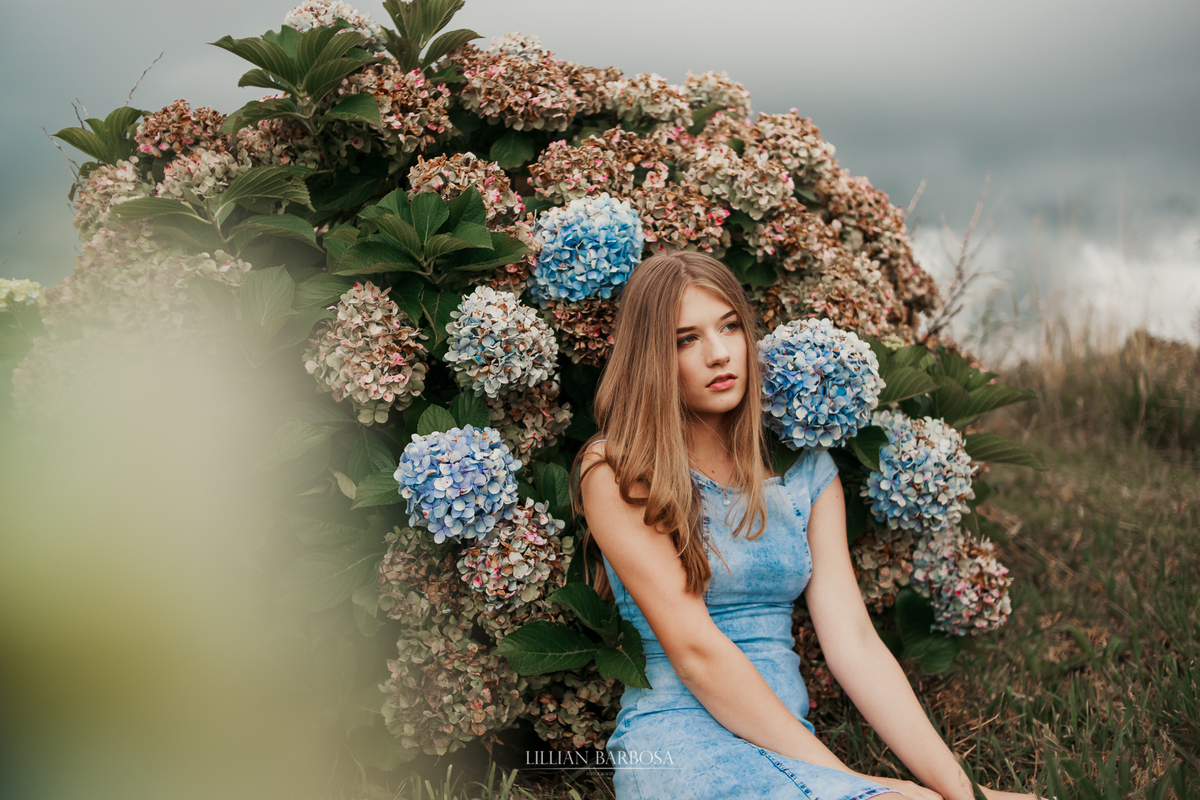 Ensaio externo de 15 anos na serra do rio do rastro hortencias