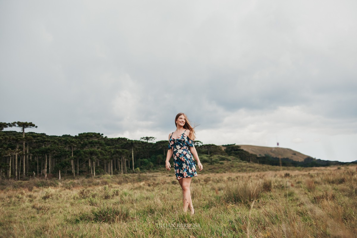 Ensaio externo de 15 anos na serra do rio do rastro 