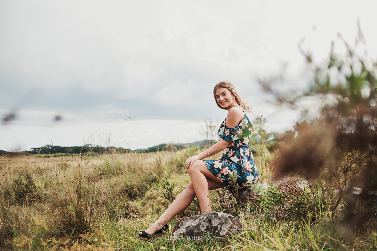 Ensaio externo de 15 anos na serra do rio do rastro 