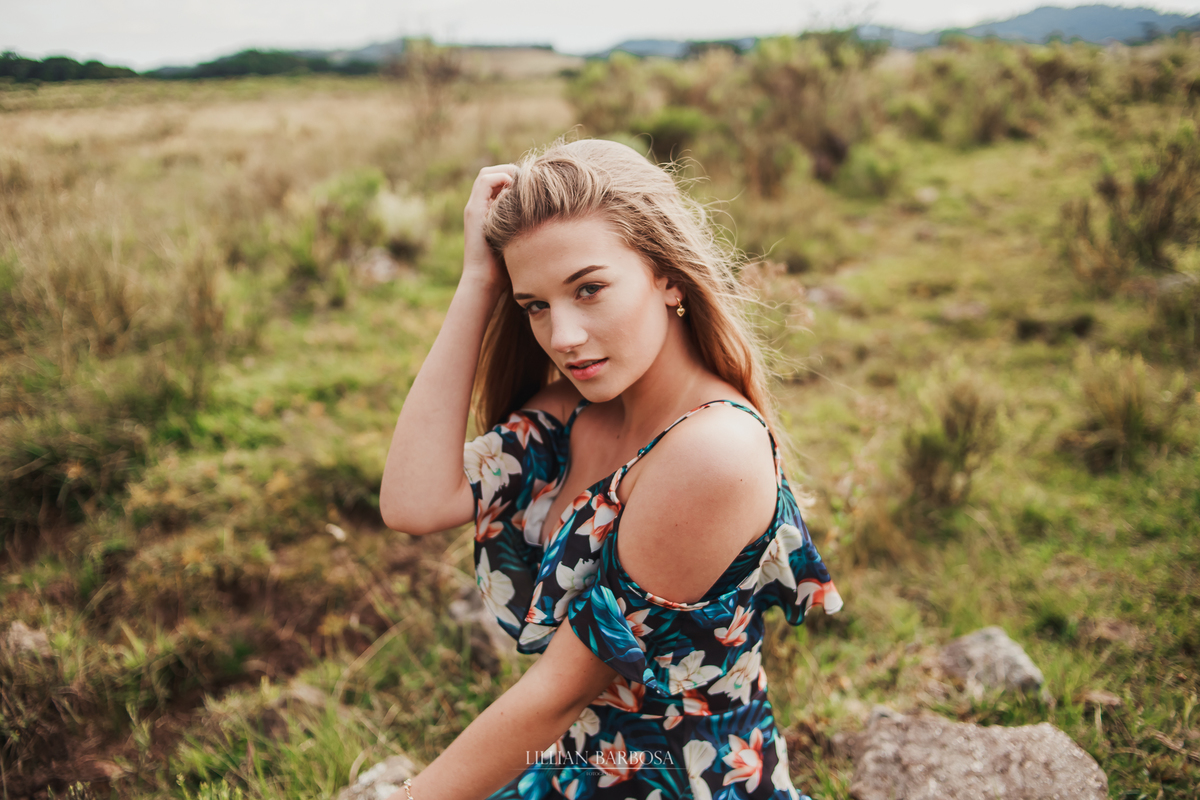 Ensaio externo de 15 anos na serra do rio do rastro 