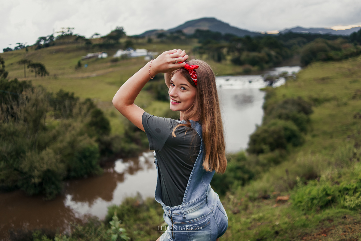 Ensaio externo de 15 anos na serra do rio do rastro colheita pomar de maça