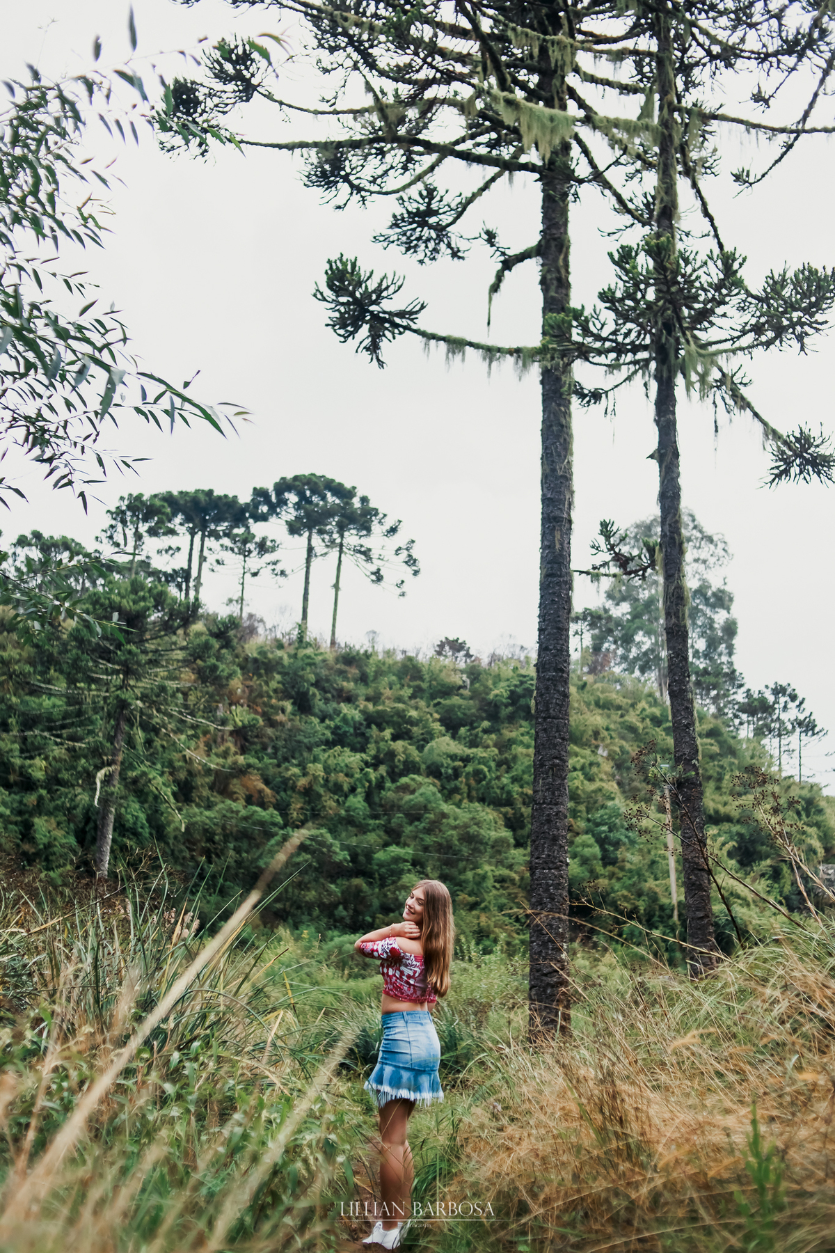 Ensaio externo de 15 anos na serra do rio do rastro cascata