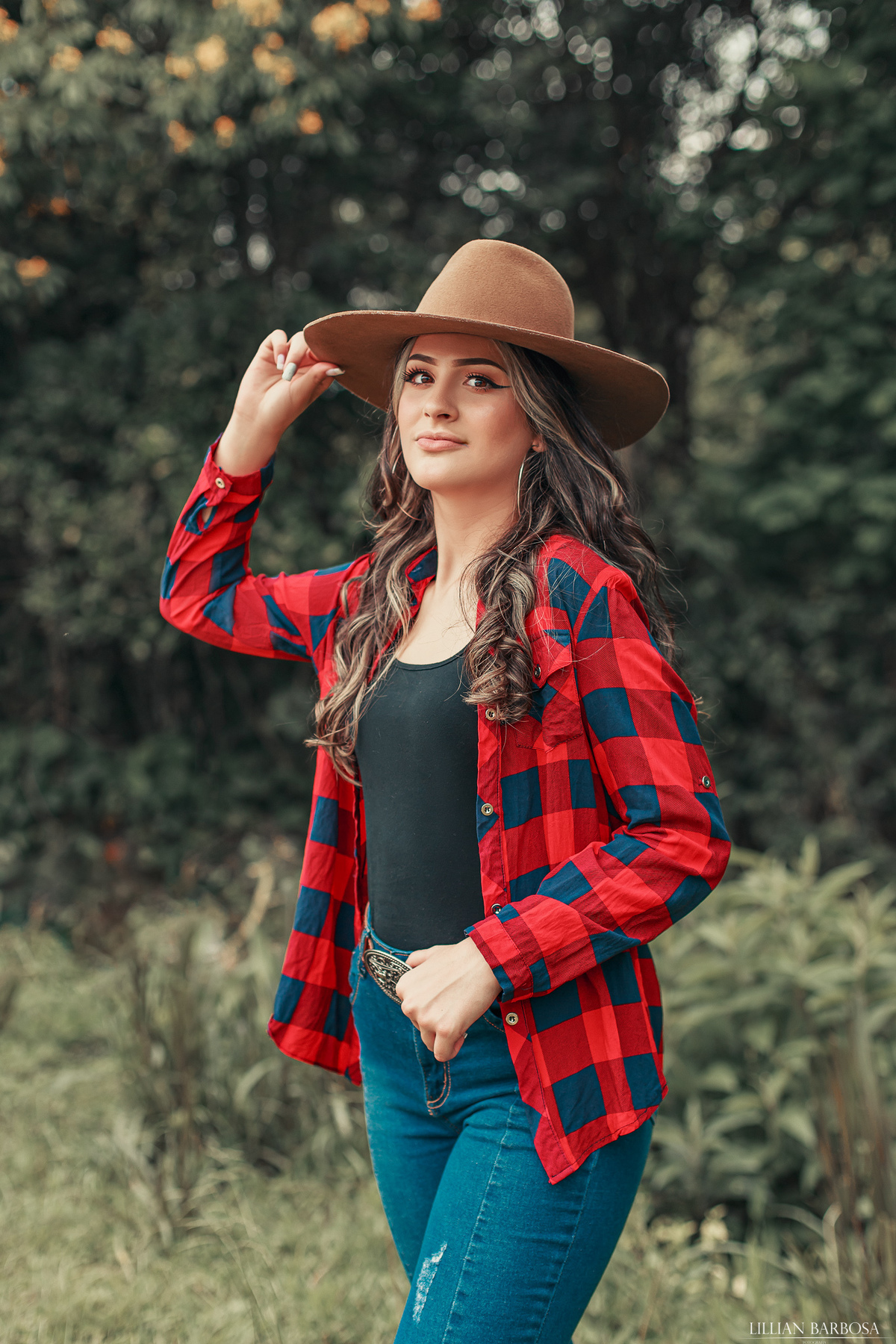 ensaio externo de 13 anos lauro muller, roupa campeira