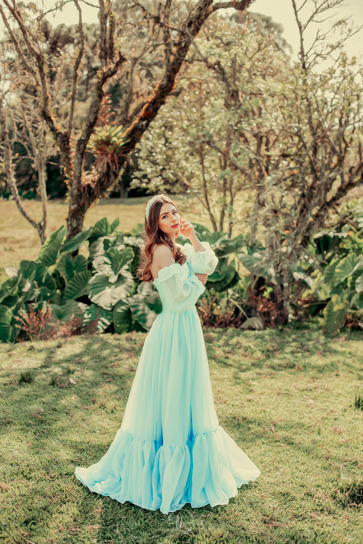 ensaio de 15 anos com cavalo em Urubici, SC, Brasil, Serra do Corvo Branco, fotografa Lillian Barbosa