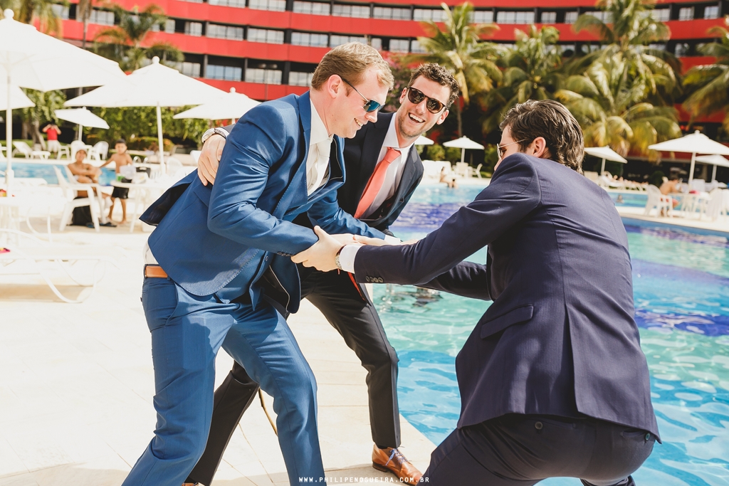 Making of de noivo em Brasília - DF no hotel Royal Tulip pelo fotógrafo profissional de casamentos Philipe Nogueira