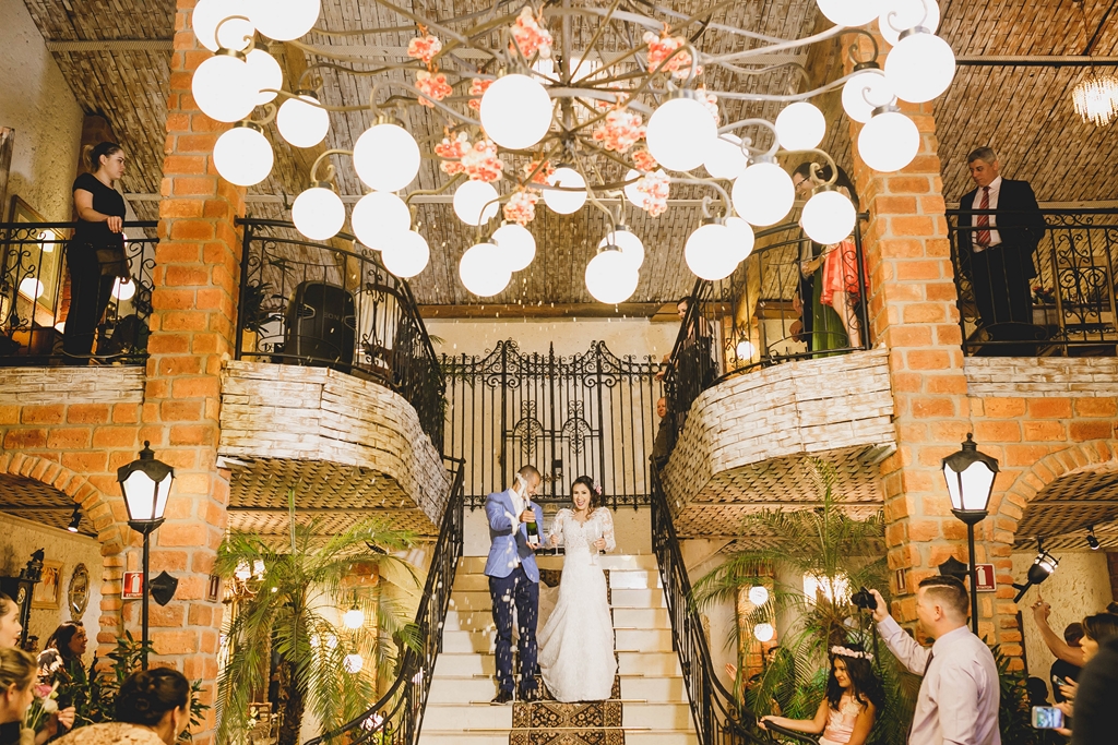 Chegada na recepção em casamento fotografo profissional no Spazio Villa Regia Brasília Df