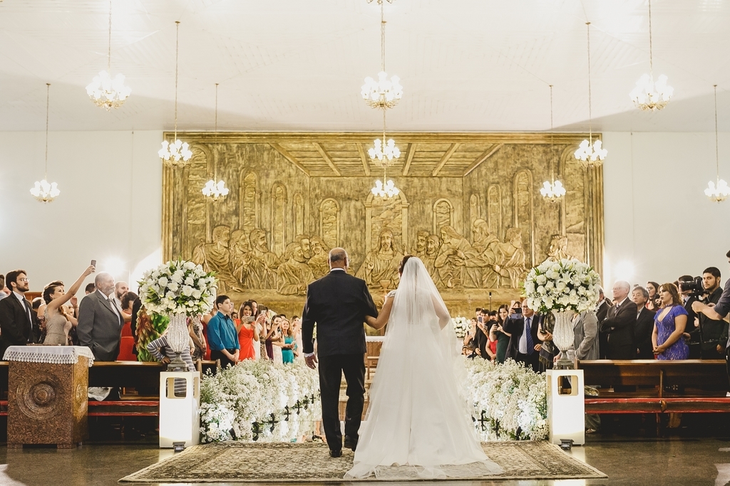 Fotos jornalísticas em casamento na Paroquia Nossa Senhora da Saude Brasília Df