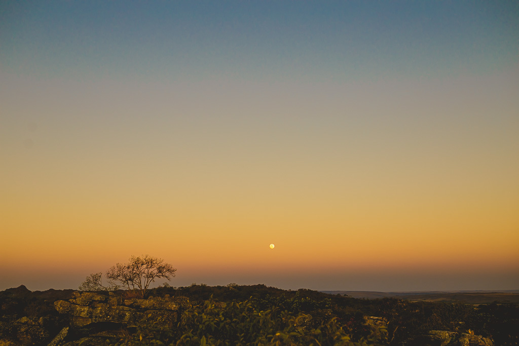 Por do sol Pico dos Pirineos Pirenópolis Go