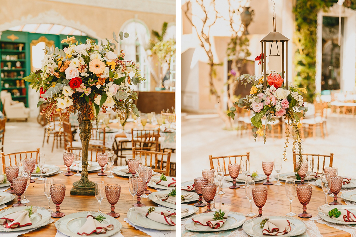 Decoração Boho chic de festa de casamento no Salão Villa Giardini Brasília Df