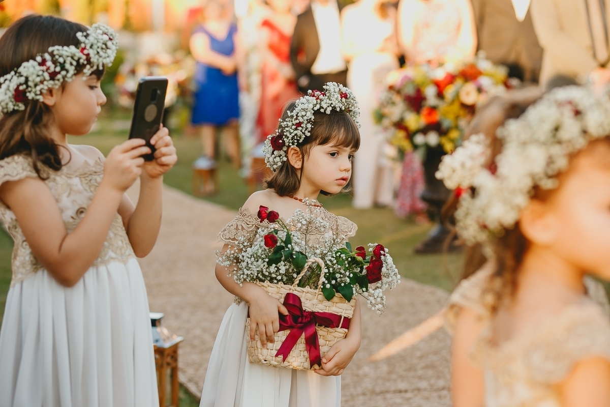 Crianças na Cerimônia Villa Giardini Brasília Df