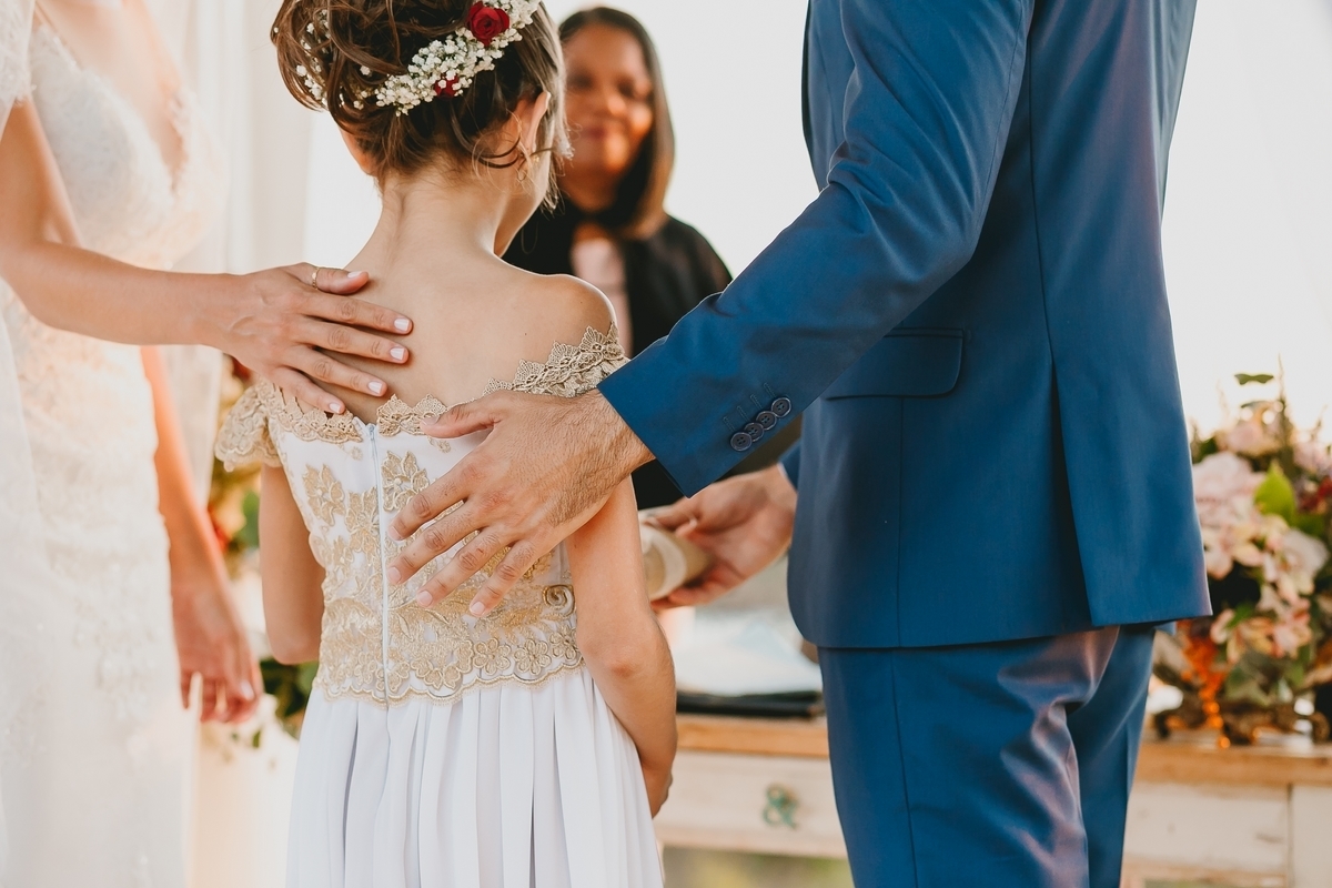 Entrada das alianças Cerimônia Villa Giardini Brasília Df